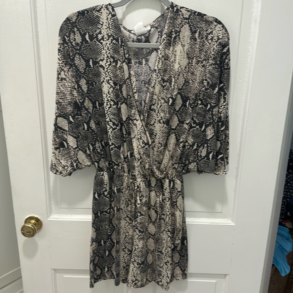 Snakeskin Romper. Size Small.